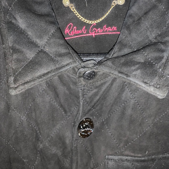 Robert Graham leather coat - Picture 5 of 9